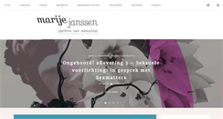 Desktop Screenshot of marijejanssen.nl